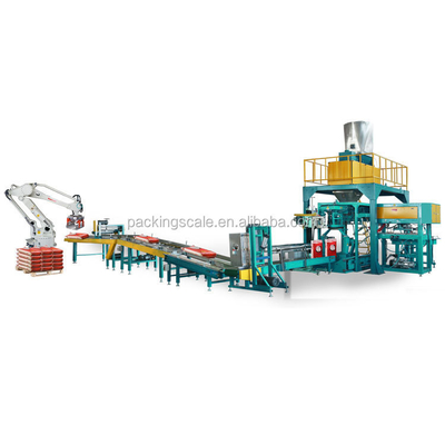 Machines à palletiser automatiques multifonctionnelles de qualité automatique pour la pesée et l'emballage