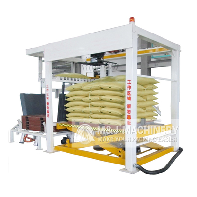 Obtenez vos sacs de 50 kg de sucre palettés avec notre machine intelligente de 2500 kg de capacité
