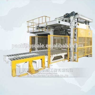 Machine de palettisation industrielle de grande capacité pour 12000 kg et manutention de sacs d'aliments pour animaux