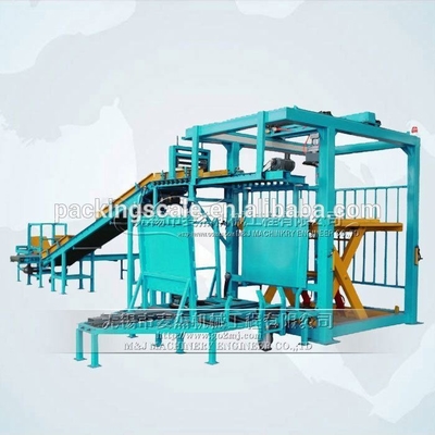 Machine de palettisation industrielle de grande capacité pour 12000 kg et manutention de sacs d'aliments pour animaux