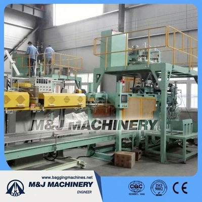 50 kg machine à peser des sacs d'emballage et de palettisation pour la farine avec type d'emballage en fût