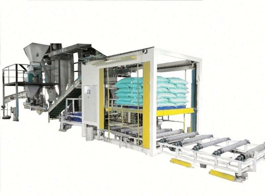 Palletizer automatique et personnalisable pour l'alimentation pour usine d'emballage 4100mm*1600mm*1450mm