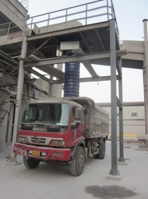 Tubes de décharge télescopiques de transport de puissance pour emballages en carton et matériaux de remplissage de puissance