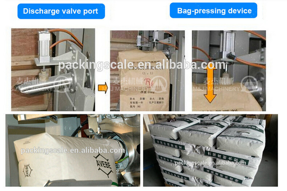 220-415V Voltage Machine d'emballage de mastic pour 25 kg de poudre de bentonite dans un sac de vanne