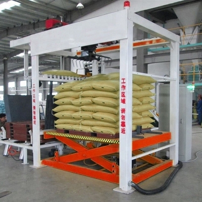 Conveyeur à empilage de sacs Palletizer pour sacs d'aliments pour animaux Vitesse d'empilement 600-800 sacs/heure