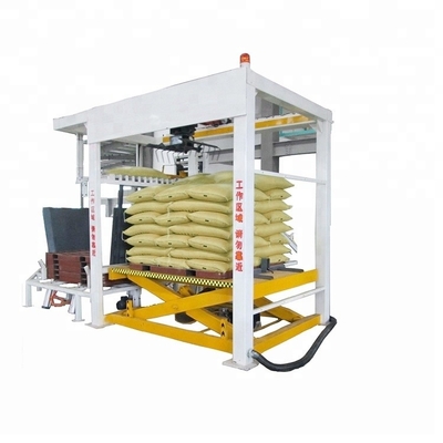Machine à emballer automatiquement avec système de palettes automatique