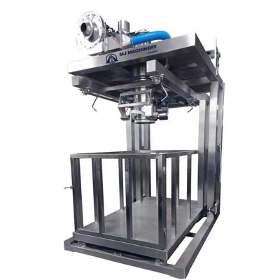 Machine d'emballage de sacs en vrac de grains de 1 tonne à 2 tonnes avec matériau d'emballage en bois