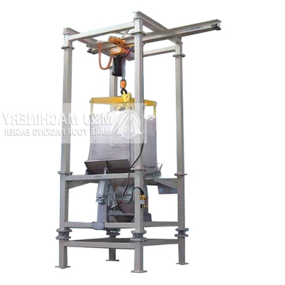 Machine de déchargement de sacs de 500 kg-1 tonne électrique pour le déchargement rapide de matières en vrac