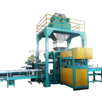 Matériau d'emballage en papier entièrement automatique 10kg 25kg 30kg sac à bouche ouverte machine d'emballage de remplissage de haricots