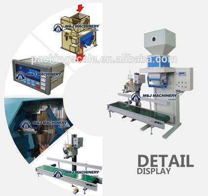 Machine automatique d'emballage de 5 kg, 25 kg et 50 kg pour les écorceurs de cacahuètes pour sachet/sac d'oreiller/ sac à dos