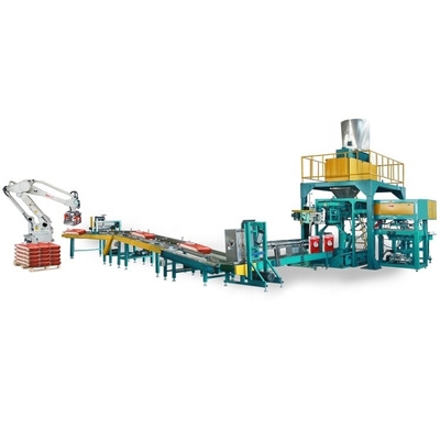 Machine à emballer et à palettiser la farine en sacs entièrement automatique 2500 kg