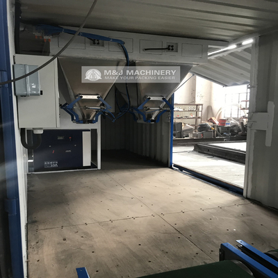 Système mobile de pesage et d'emballage électrique à conteneurs