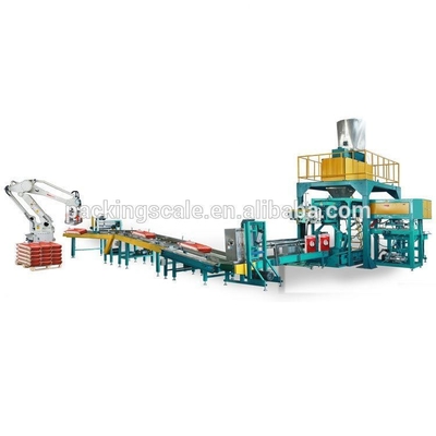 Machine de mise en sac de fertilisants de 2500 kg pour peser les emballages et les palettes