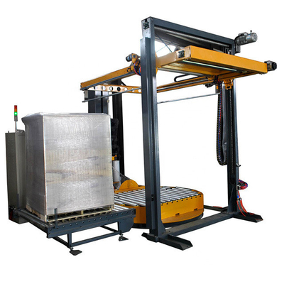 Machine automatique d'emballage de palettes à feuille supérieure pour magasins de matériaux de construction