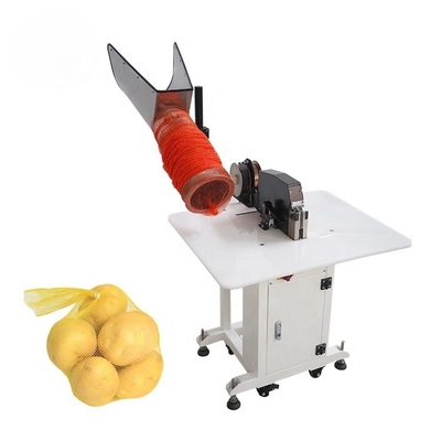 Machine d'emballage de sacs en treillis de tomates à la pomme de terre à l' avocate à l' oignon