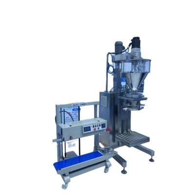 Machine semi-automatique d'emballage de sel pour sacs et sacs en poudre de 5 kg, 10 kg, 20 kg, 25 kg et 50 kg