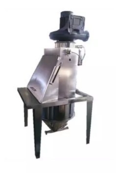 Utiliser une station de décharge de sacs de farine avec une machine à convoyeur sous vide en acier inoxydable 304