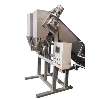 Machine de remplissage de filets d'ail de pommes de terre d'emballage en bois avec une limite de poids de 10 kg