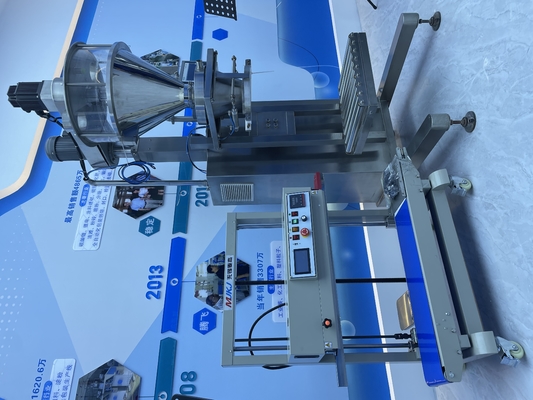 Remplisseur semi-automatique de poudre de farine 220V pour machine de scellage de sacs en plastique préfabriqués
