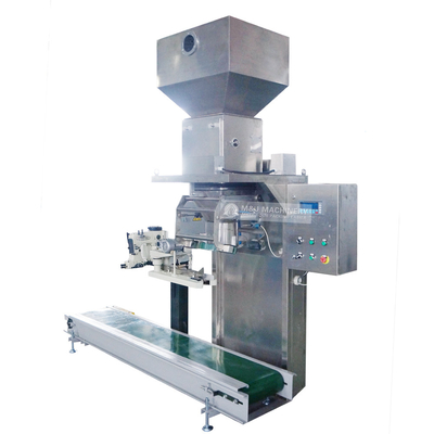 Machine de remplissage électrique de grains pesant 25 kg pour la production de boissons alimentaires