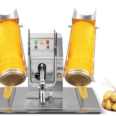 Machine d'emballage à filet semi-automatique facile à utiliser pour un emballage rapide et précis