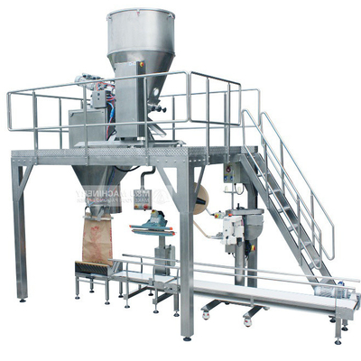 25 kg 50 kg machine automatique d'emballage de granules de grains de café avec actionnement électrique