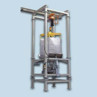 Conception sanitaire Semi-automatique 1500kg Big Bag déchargeur avec papier de matériau d'emballage