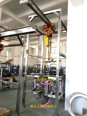 Système de déchargement de poudre rapide pour les machines de ligne d'emballage